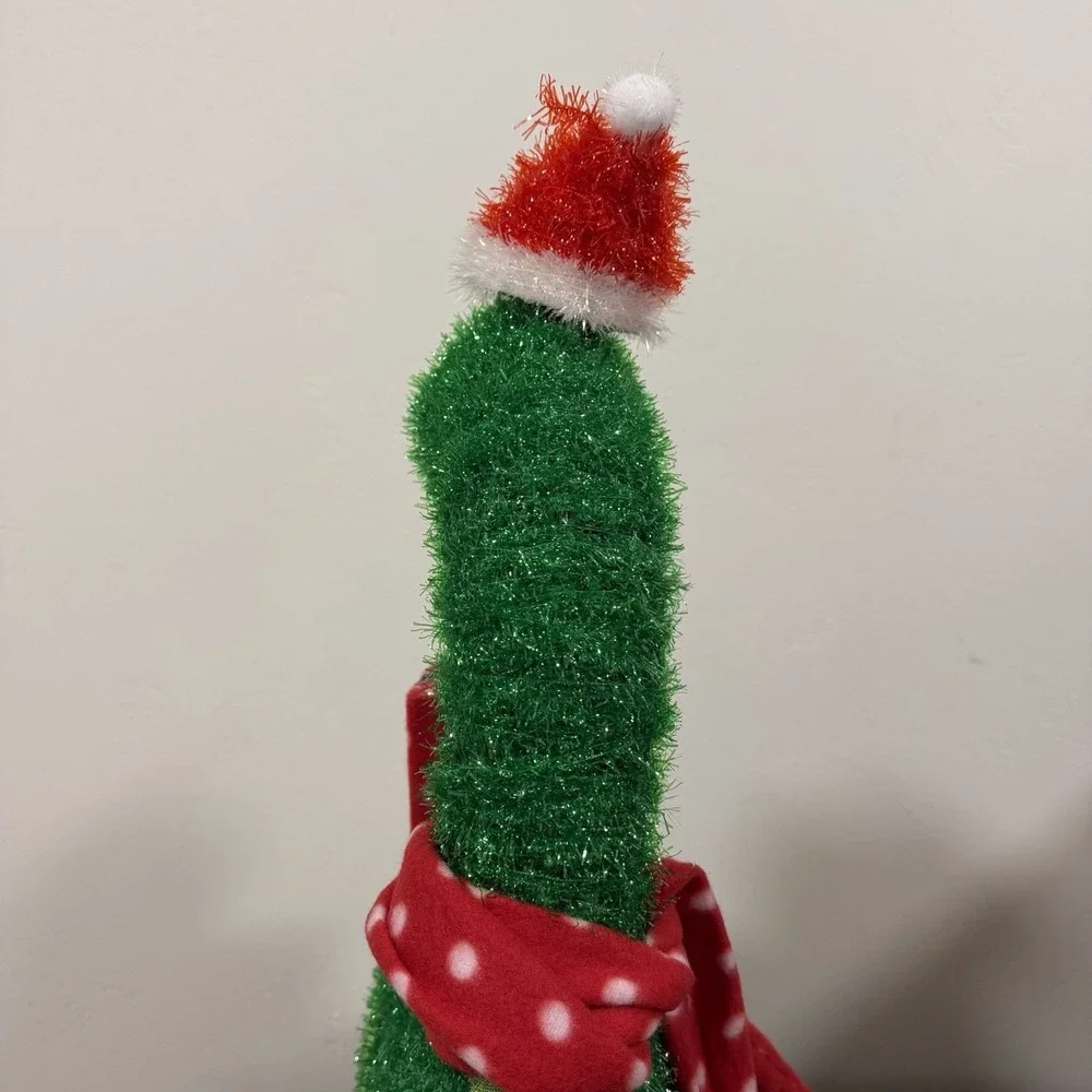 Wondershop Lit Tinsel Dinosaur Brontosaurus Christmas Holiday Yard Decor 27.5